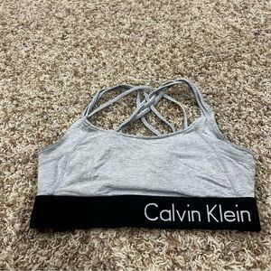Calvin Klein Performance Women’s Size Small Grey Sports Bra